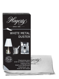 White Metal Duster 55x36cm | HAGERTY