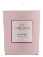Bougie parfumée Grenade Hibiscus 180g | PLANTES & PARFUMS