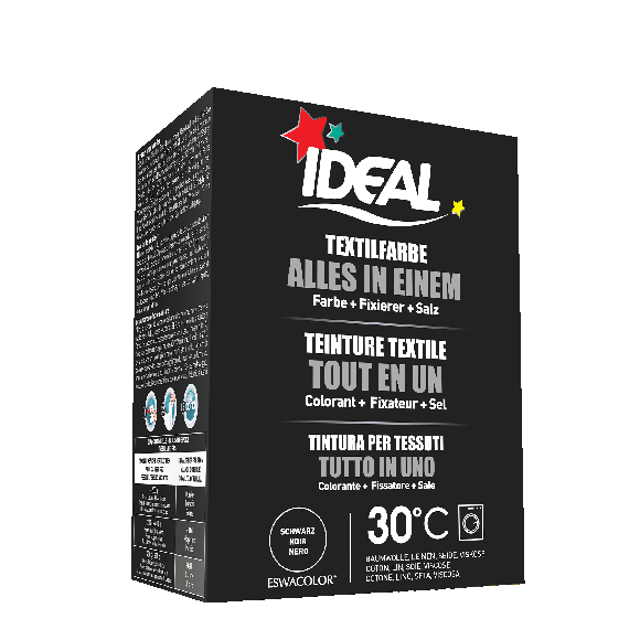 Teinture textile NOIR Tout en 1 230g