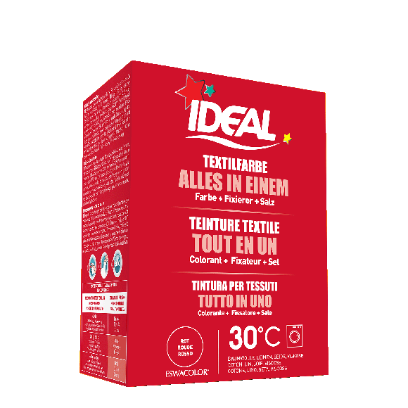 Teinture textile ROUGE Tout en 1 230g