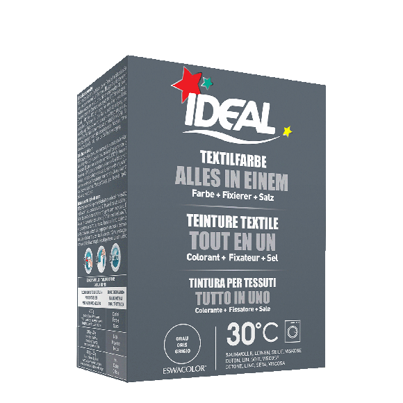 Teinture textile GRIS Tout en 1 230g