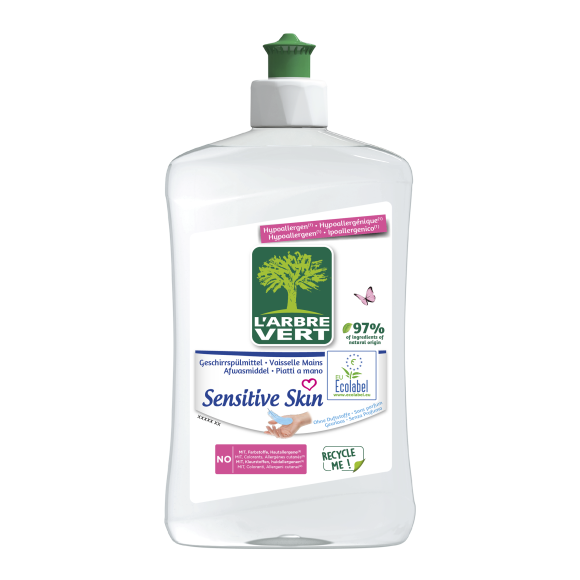Liquide Vaisselle écologique Peaux Sensibles 500ml