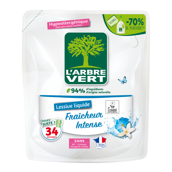 Öko Flüssigwaschmittel Intensive Frische 1.53L Refill