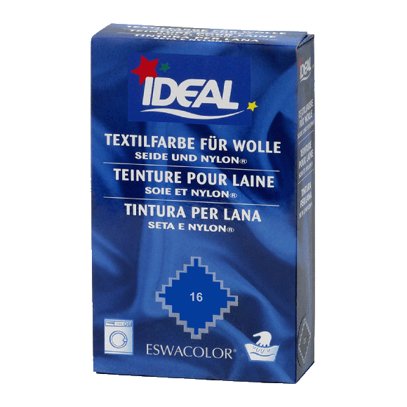 Teinture textile BLEU FRANCE pour laine, soie et nylon 16