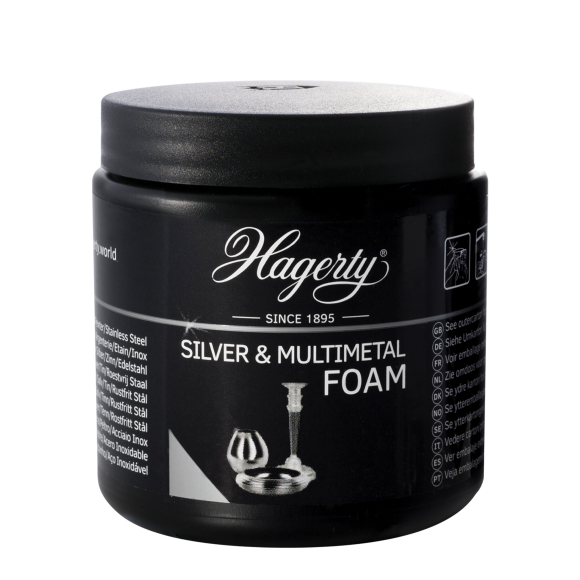 Mousse nettoyante argenterie Hagerty Silver & Multimetal Foam 185g