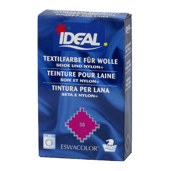 Teinture textile FUCHSIA pour laine, soie et nylon 38
