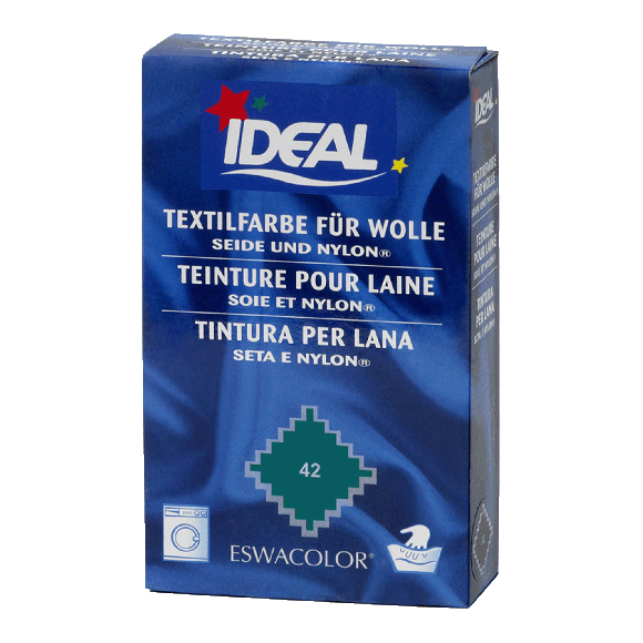 Teinture textile VERT FONCÉ pour laine, soie et nylon 42