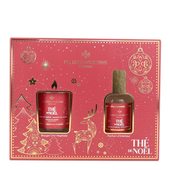 Duo Mini Bougie & Parfum d'intérieur Thé de Noël