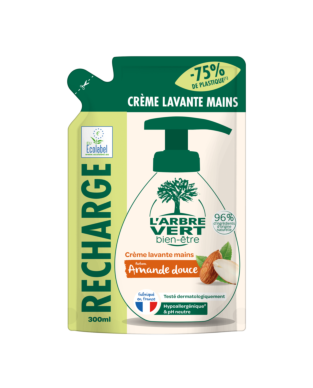 Recharge Savon liquide écologique Amande douce 300ml