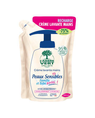 Recharge Savon liquide écologique Peaux Sensibles 300ml