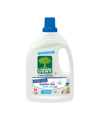 Lessive Liquide écologique Peaux Sensibles 1.53L