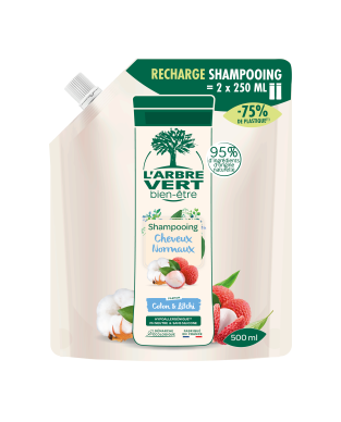 Recharge Shampooing écologique pour cheveux normaux 500ml