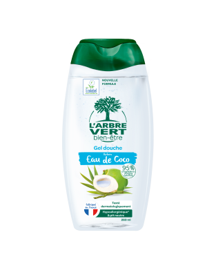 Gel douche écologique Eau de Coco 260ml