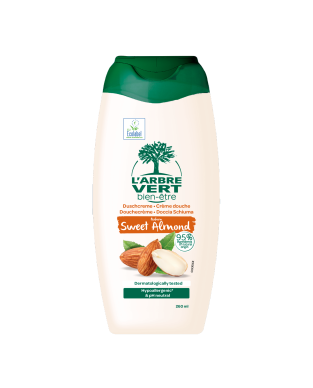 Crème douche écologique parfum Sweet Almond 260ml