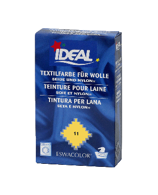Textilfarbe GELB für Wolle, Seide und Nylon 11