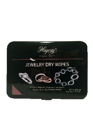 Lingettes nettoyantes bijoux Hagerty Jewelry Dry Wipes 25x