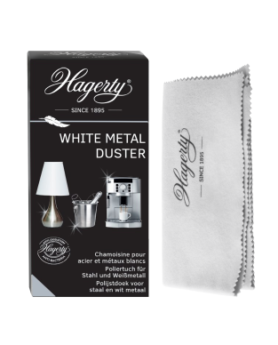 Chiffon entretien acier, inox et chrome Hagerty White Metal Duster 55 x 36 cm