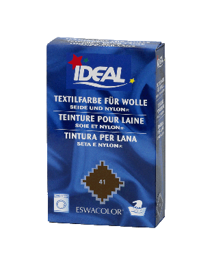Textilfarbe KAFFEE für Wolle, Seide und Nylon 41