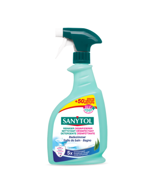 Nettoyant Désinfectant Salle de bains - 50% de plus au même prix !