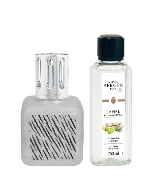 Coffret Lampe Berger Glaçon Zebra & parfum Terre Sauvage