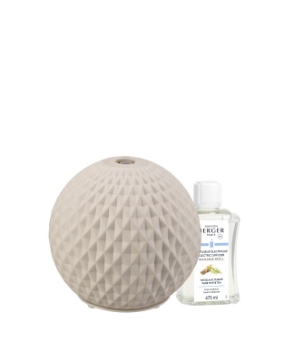 Diffuseur électrique céramique Sphère - Thé Blanc Pureté
