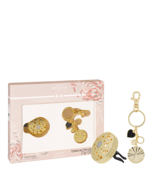 Coffret Les Petits Trésors - Diffuseur voiture & Porte-clés