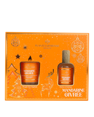Duo Mini Duftkerze & Raumspray Gefrostete Mandarine