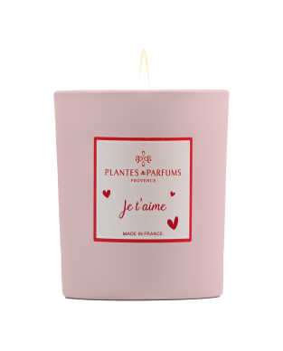Pflanzliche Duftkerze Je t'aime 180g