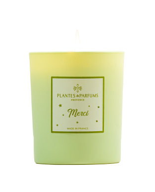 Pflanzliche Duftkerze Merci 180g