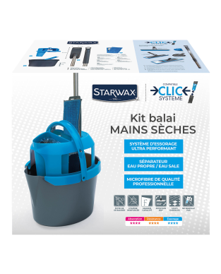 Bodenwischer-Set Trockene Hände Clic Systeme