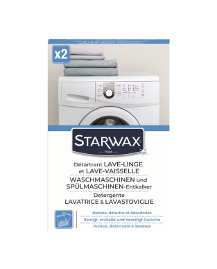 Détartrant pour lave-linge et lave-vaisselle -2 utilisations