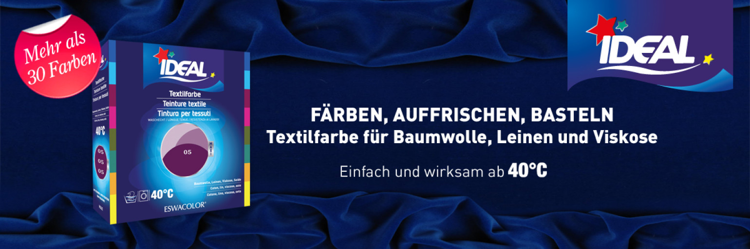 Textilfarben: Ihre kreative Ader durstet nach Neuheiten?