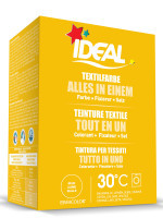 Textilfarbe GELB Alles in Einem 230g | IDEAL / ESWACOLOR