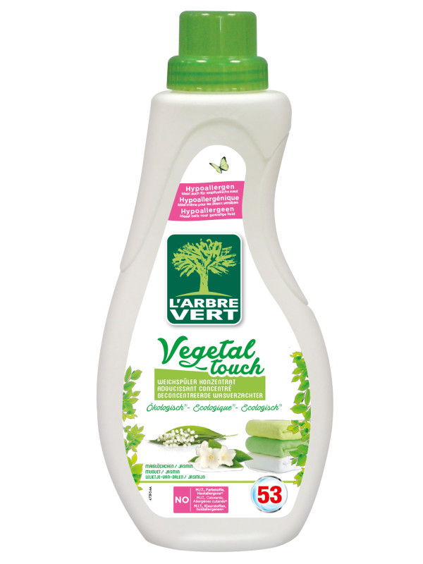 Lessive liquide peaux sensibles hypoallergenique recharge, l'Arbre Vert  (1.53 l)