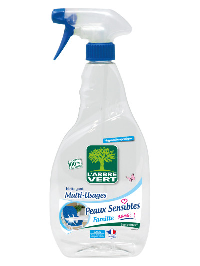 Nettoyant multi-usages écologique Peaux Sensibles 740ml | L'ARBRE VERT