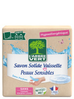 Savon Solide Vaisselle Peaux sensibles écologique 125g | L'ARBRE VERT