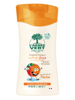 Öko Bad, Dusche & Shampoo Kinder Bio Pfirsich 250ml | L'ARBRE VERT Öko Bad, Dusche & Shampoo Kinder Bio Pfirsich 250ml | L'ARBRE VERT