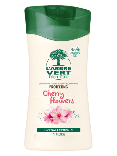 Crème douche écologique Protecting Cherry Flowers 250ml | L'ARBRE VERT