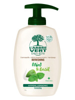 Öko Flüssigseife Refreshing Minze & Basilikum 300ml | L'ARBRE VERT Öko Flüssigseife Refreshing Minze & Basilikum 300ml | L'ARBRE VERT