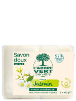 Savon solide écologique aux extraits de Jasmin 2x100g | L'ARBRE VERT