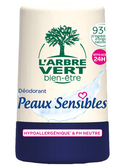 Déodorant écologique Peaux sensibles 50ml | L'ARBRE VERT