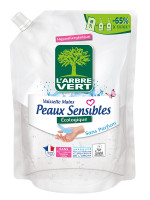 Recharge Liquide vaisselle écologique Peaux Sensibles 1L | L'ARBRE VERT