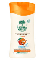 Öko Shampoo & Dusche Kinder Pfirsich 250ml | L'ARBRE VERT