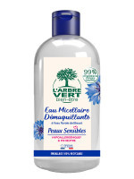 Eau micellaire démaquillante Peaux Sensibles 500ml | L'ARBRE VERT