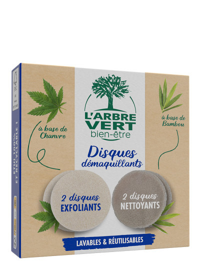 Make-up Entferner-Pads x4 | L'ARBRE VERT