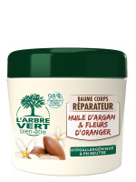 Öko Körpercreme Reparierend Arganöl & Orangenblüten 185ml | L'ARBRE VERT