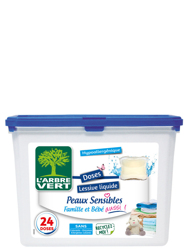 L'arbre Vert - Lessive hypoallergénique peaux sensibles 30 lavages (2 L), Delivery Near You