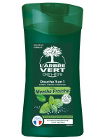 Douche & Shampooing écologique Homme Menthe fraîche 260ml | L'ARBRE VERT