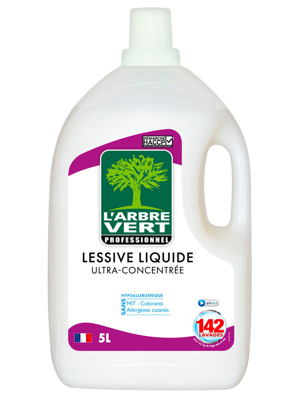 L'ARBRE VERT  Lessive liquide écologique 5L Professionnel