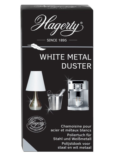 White Metal Duster 55x36cm | HAGERTY